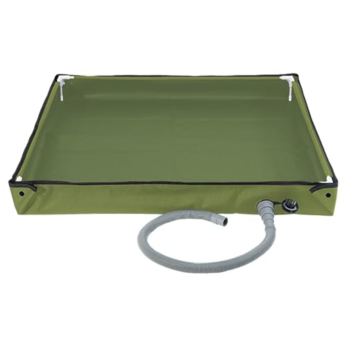 RCGOFOLLOW Camping Duschbasis mit Abflussrohr für tragbares Duschzelt OxfordCloth Tragbares Duschzelt mit Basis Campingduschen von RCGOFOLLOW