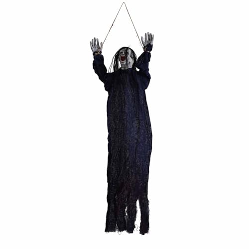 RCGOFOLLOW Furchterregendes Hängendes Geister Set Halloween Dekoration Requisiten Kit Für Party Spukhaus Atmosphäre Langhaarigen Geister Tuch, Typ+3 RCGOFOLLOW Furchterregendes Hängendes Geister Set Halloween Dekoration Requisiten Kit Für Party Spukhaus Atmosphäre Langhaarigen Geister Tuch, Typ+3 von RCGOFOLLOW