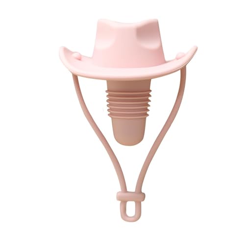 RCGOFOLLOW Süßer Cowboyhut Weinverschluss für Weinkenner, Silicagel Champagner Weinflaschenverschluss, süßer Cowboyhut, D von RCGOFOLLOW