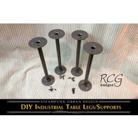 4 Diy | 4" Oder 7" Tabelle Beine/Unterstützt Ich-Klammern - Rustikal, Industrie von RCGdesignsETSY