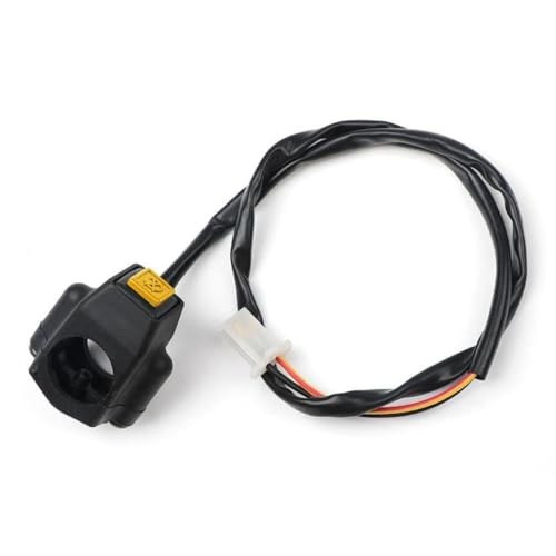 22mm ATV -Motorrad Startstop -Schaltschalttaste Lenbarsteuerung kompatibel mit den meisten Motorrädern Quads und Dual Sport Bikes Horn Kill Off -Funktion(Flameout gelb) von RCGtnnesa