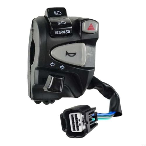 37JE Motorradhorn und Schalter 22 mm Lenkerregelung kompatibel mit 150 Modellen Ersatz von RCGtnnesa