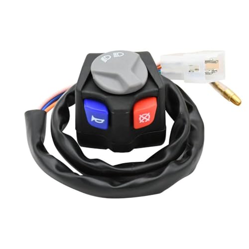 Kompatible Motorrad -Scheinwerfer -Horn -Kill -Startschalter für EXC XC XCW EXCF SX SXF 125 150 200 250 350 450 500 TE Fe TX FX Modelle Universal Fit(Linksschalter) von RCGtnnesa
