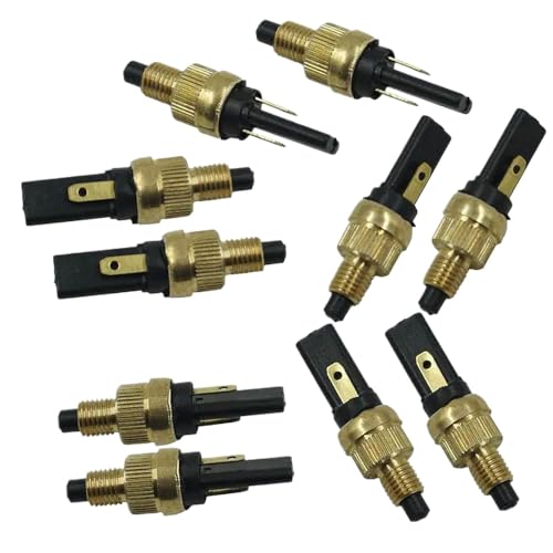 Universal Copper Stopp Light 6mm kompatibel mit Motorradbremslicht -ERA -Schalter Stecker und vorderer Bremskupplungsschalter kompatibel mit den meisten Modellen(10 PCs) von RCGtnnesa