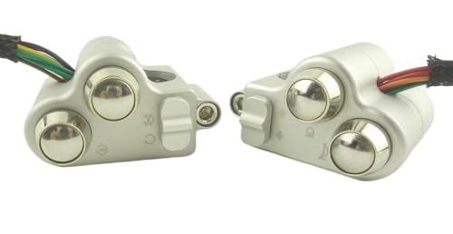 Universeller Motorrad -Lenker -Steuerungsschalter für Cafe -Rennfahrer Bobber Chopper Vintage Bike Turn Horn Start Killknopf kompatibel mit den meisten Lenker(Typ c) von RCGtnnesa