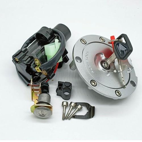 Zündschalter-Sperr- und Gaskappen-Set mit Schlüssel, die für CBR600 CBR600F PC35 1999-2006-Modelle F4I 2001-2006 CBR600RR 2003-2006-Motorräder kompatibel sind Zündschalter-Sperr- und Gaskappen-Set mit Schlüssel, die für CBR600 CBR600F PC35 1999-2006-Modelle F4I 2001-2006 CBR600RR 2003-2006-Motorräder kompatibel sind von RCGtnnesa