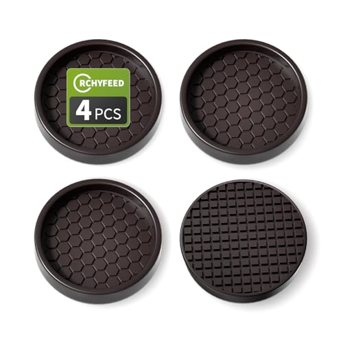 RCHYFEED Füße Protector Pad, 4 Stück Möbelgleiter 5cm, Antirutsch Pads für Möbelrollen, Ideal Anti-rutsch Gummi, Ideal für Fliesenböden, Antirutschpads für Möbel & Gegenstände (Braun Rund) RCHYFEED Füße Protector Pad, 4 Stück Möbelgleiter 5cm, Antirutsch Pads für Möbelrollen, Ideal Anti-rutsch Gummi, Ideal für Fliesenböden, Antirutschpads für Möbel & Gegenstände (Braun Rund) von RCHYFEED