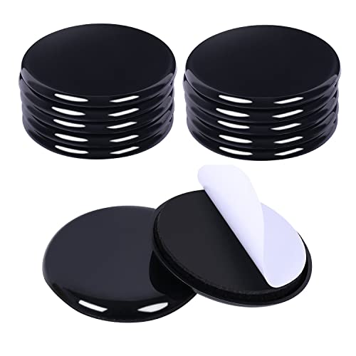 RCHYFEED Möbelgleiter Kunststoff für Teppich, 16Stück 70mm Teflon Teppichgleiter Rund für Schwere Möbel, Selbstklebende Möbelgleiter und Gleiter für Stuhlbeine Sofa Bett, Möbelschoner Gleitmatte von RCHYFEED