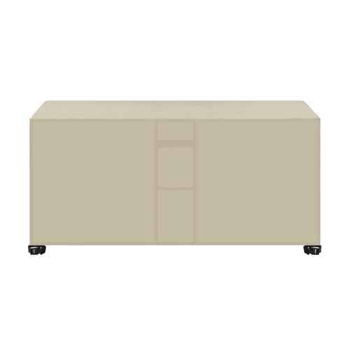 RCLONGEU Gartenmöbel Abdeckung Wasserdicht Winterfest 420D Oxford Gewebe Winddicht Anti-UV Schutzhülle für Loungemöbel, Ecksofa, Gartensofa Abdeckplane (250 * 110 * 90CM,Beige) von RCLONGEU