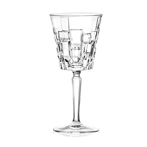 RCR Cristalleria Italiana S.p.a. Linie Ätna | Wasser- und Weingläser aus Glas Moderne Gläser Set 6 Kristallgläser 20 cl von RCR