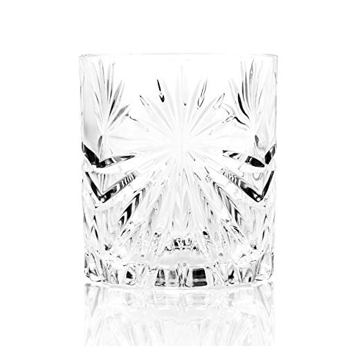 RCR 26278020006 Oasis whiskyglas, 320 ml Whisky-Gläser Tumbler, whiskey-geschenkset, wassergläser, Set von 6, Kristall Tumblergläser, Geschenke für Männer, Hausbesitzer, Veranstaltungen von RCR