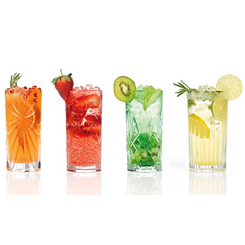 RCR 26984020006 Mixology Longdrinkgläser aus Luxion-Kristall, 4er-Set von RCR