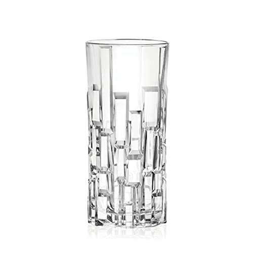 RCR 27438020006 Etna Hi-Ball Tumblers, Finest Luxion Crystal, Dishwasher Safe, Set of 6, 340 ml Durchsichtig von RCR