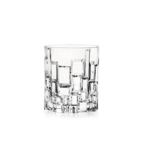 RCR 27439020006 Etna whiskyglas, 330 ml Whisky-Gläser Tumbler, whiskey-geschenkset, wassergläser, Set von 6, Kristall Tumblergläser, papa Geschenke für Männer, Hausbesitzer, Veranstaltungen von RCR