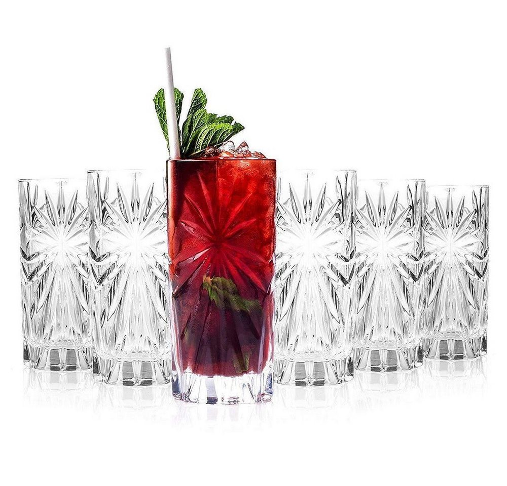 RCR Longdrinkglas RCR Oasis HB Tumbler 6er set, Kristallglas von RCR