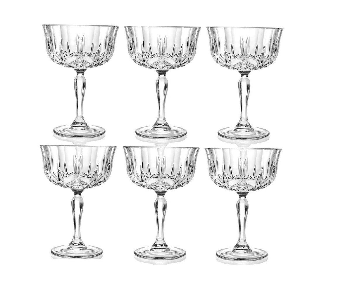 RCR Sektglas RCR Opera Sektschale 6er set, Glas von RCR