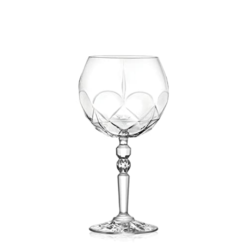 RCR Cristalleria Italiana S.p.a. Linie Alkemist | Cocktailgläser für Gin Tonic aus Glas, modernes Set mit 6 Kristallgläsern à 58 cl von RCR