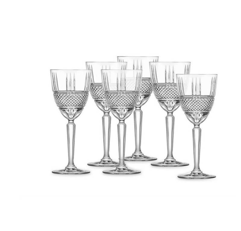 RCR Weinglas RCR Brillante Goblet 3 6er set, Glas von RCR