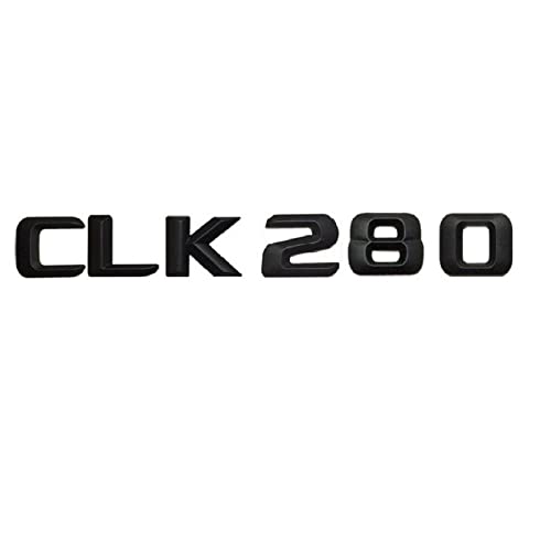 RCTGPGJAC 1 Set Mattschwarz CLK 280" Kofferraum hinten Buchstaben Worte Nummer Abzeichen Emblem Aufkleber Aufkleber passend for Mercedes Benz CLK280 RCTGPGJAC 1 Set Mattschwarz CLK 280" Kofferraum hinten Buchstaben Worte Nummer Abzeichen Emblem Aufkleber Aufkleber passend for Mercedes Benz CLK280 von RCTGPGJAC