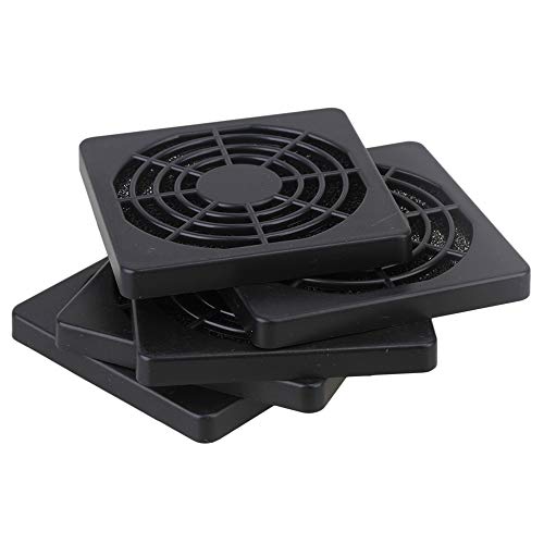 RDEXP 60mm Schwarzes Gehäuse PC Computergehäuse Lüfter Filter Mesh 5er-Set von RDEXP