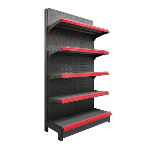 Hängendes Korbregal Mit 5 Ebenen For Den Einzelhandel – Verstellbares Supermarkt-Präsentationsregal, Ein-/doppelseitiges Regal, Ideal For Lebensmittel, Spirituosen, Bürobedarf Und Convenience Stores(B von RDHMJSJAZ