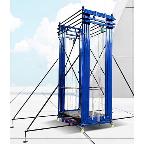 RDHMJSJAZ Elektro-Hebebühne, Schwerlast-Gabelstapler - Arbeitskletterplattform, Mehrzweckgerüst, For Dekorative Bauarbeiten Im Innen- Und Außenbereich In Der Höhe(19.6FT) von RDHMJSJAZ