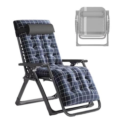 RDIAYDN Sonnenliege, Lehnender Schwerelosigkeits-Stuhl Im Freien, Gartenliege Relaxliege for Mittagspause Belastbar 100kg, for Patio-Garten-Strand (Color : C) von RDIAYDN