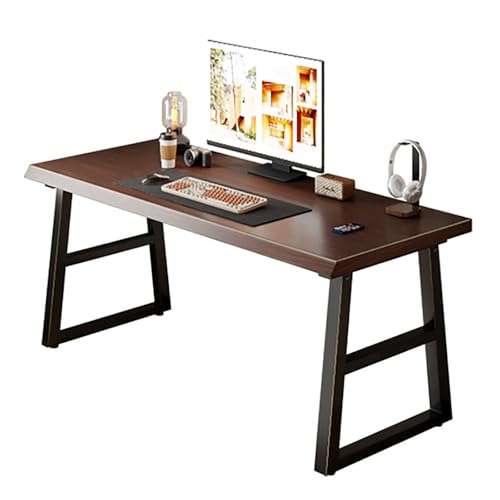 RDIAYDN Stabiler trapezförmiger Gaming-Tisch mit Dicker Platte – 55,1 Zoll Schreibtisch zum Spielen, Lernen, Schreiben – einfach zu montierendes Home-Office-Möbel (47,2 Zoll/120 cm) von RDIAYDN