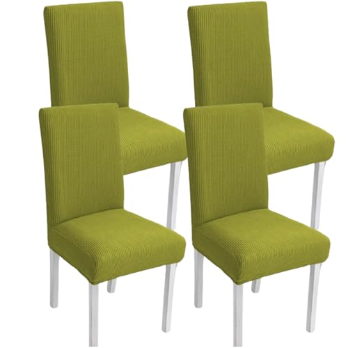 RDIAYDN Stuhlhussen 4er Set Stretch Stuhlhussen FüR EsszimmerstüHle, Hussen FüR StüHle Hochlehner, Waschbare Sitz- Und RüCkenlehnen Abdeckung,E von RDIAYDN