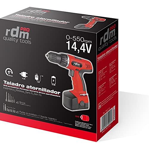 RDM Quality Tools 70007 Bohrschrauber 863 W 240 V Rot Schwarz von RDM Quality Tools