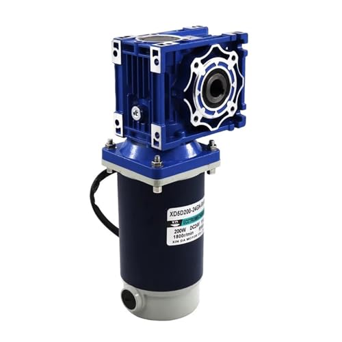 12 V 24 V hohes Drehmoment vorwärts und rückwärts RV30 2200 U/min, Geschwindigkeitsregelmotor 200 W Schneckengetriebe-Gleichstromgetriebemotor,Einfache Bedienung(12V,420RPM) von RDVXI