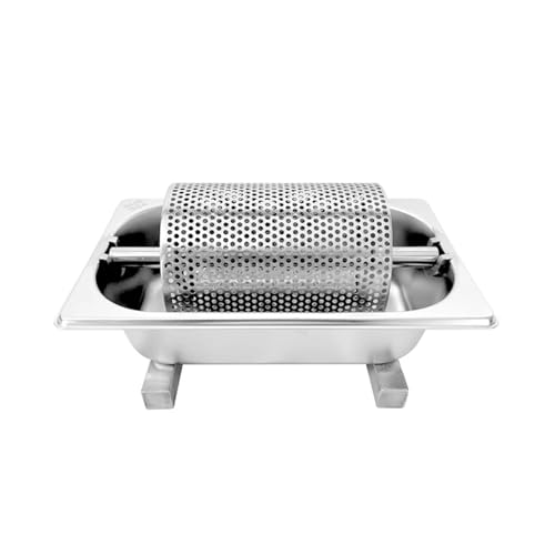 304 Edelstahl Butter Roller for Home Street Burger Butter Rad Roller, Halter Küche Backform Werkzeug 1,7 L,Einfache Bedienung von RDVXI