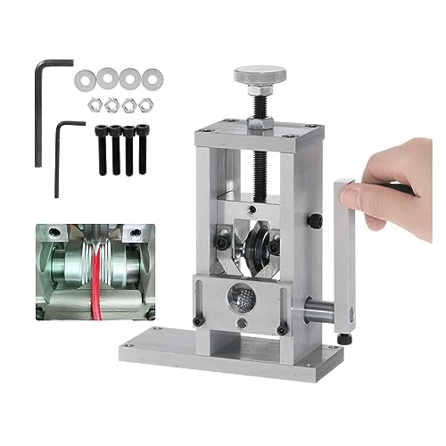 Abisoliermaschine, Automatische Abisoliermaschine Elektrische Kupfer Peeling Dualuse Handkurbel Abisolierzange Manuelle Kabelschäler Schrott(Manual Style) von RDVXI