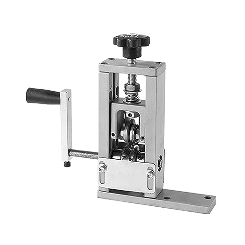 Abisoliermaschine, Draht Stripper Manuelle Abisolieren Werkzeug 1-25mm Kabel Schälmaschine Mit Hand Kurbel Verwenden Unterstützung Mit Hand elektrische Bohrmaschine(Aluminum alloy) von RDVXI