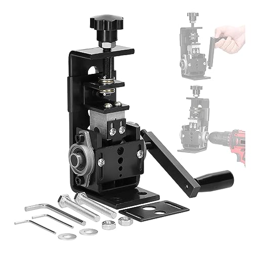 Abisoliermaschine, Manuelle Abisolieren Werkzeug Haushalt Kabel Schälmaschine Hand Abisolierzange Schrott Kupfer Kurbel Stripper Recycling Werkzeug(With 2p Extra Blades) von RDVXI
