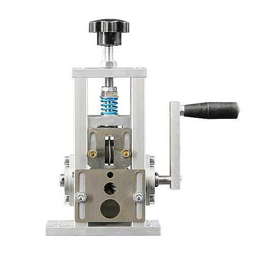 Abisoliermaschine, Manuelle Abisoliermaschine, tragbares Schrott-Kupferkabel-Schälschneider-Werkzeug, Homeheld-Schrottkabel-Stripper, Bohraufsatz(With 1pcs blade) von RDVXI