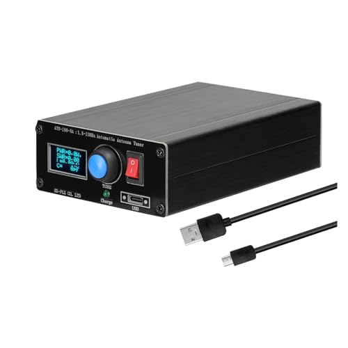 Automatischer Mini-Antennentuner mit 1,8–55 MHz, 0,91-Zoll-OLED-Display, Gehäuse aus Aluminiumlegierung mit 1500-mAh-Akku,Einfache Bedienung Automatischer Mini-Antennentuner mit 1,8–55 MHz, 0,91-Zoll-OLED-Display, Gehäuse aus Aluminiumlegierung mit 1500-mAh-Akku,Einfache Bedienung von RDVXI