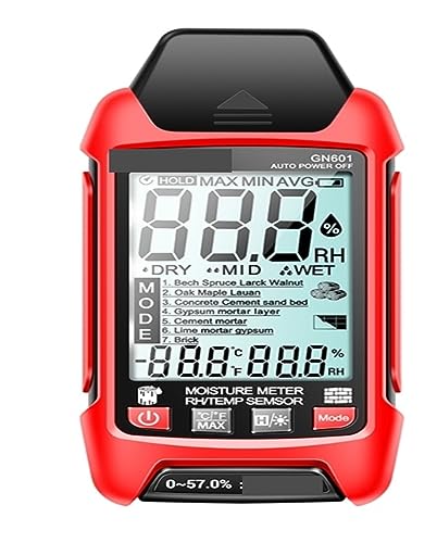 Feuchtigkeitsmesser, Digitales Feuchtigkeitsmessgerät, professionelles 0–99,9 % Holzhygrometer, tragbares Werkzeug Feuchtigkeitsmesser, Digitales Feuchtigkeitsmessgerät, professionelles 0–99,9 % Holzhygrometer, tragbares Werkzeug von RDVXI