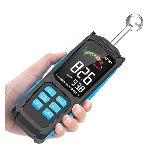 Feuchtigkeitsmesser, Digitales Holzfeuchtemessgerät, zerstörungsfreie Aufzeichnung der Luftfeuchtigkeit, sphärisches Hygrometer, automatische Erkennung des feuchtesten Holzfeuchtigkeitsdetektors von RDVXI