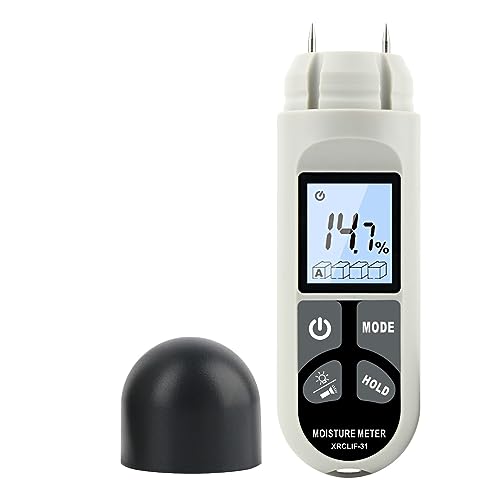 Feuchtigkeitsmesser, Holz-Wasser-Feuchtigkeitsmesser, tragbarer digitaler Holzkarton-Feuchtigkeitsgehaltstester, Holz-Hygrometer, Holz-Feuchtigkeitsmesser Feuchtigkeitsmesser, Holz-Wasser-Feuchtigkeitsmesser, tragbarer digitaler Holzkarton-Feuchtigkeitsgehaltstester, Holz-Hygrometer, Holz-Feuchtigkeitsmesser von RDVXI