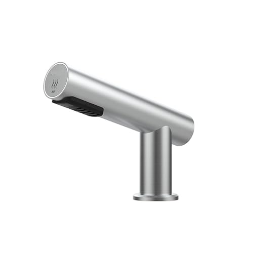 Händetrockner, Automatischer Händetrockner, Desin Hochschwindigkeits-Wasserhahn-Trockner for Badezimmer, Edelstahl-Hahn-Luft-Händetrocknungsmaschine, Toilette(AK7106-Brushed) von RDVXI