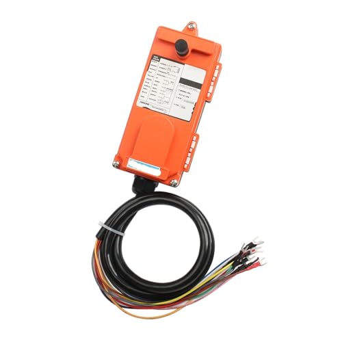 Kransteuerung, 12V 24V Industrielle Fernbedienung schaltet Hebekransteuerung Hebekran 1 Sender + 1 Empfänger F21-E1B(Portuguese version,UHF 868,24V) von RDVXI