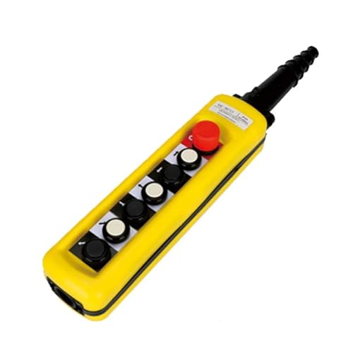 Kransteuerung, 2/4/6/8 motorbetriebener Kürbis-Hebeknopf-Steuerschalter mit doppelter Geschwindigkeit, Kranfahr-Fernbedienungsgriff, wasserdicht(J) von RDVXI
