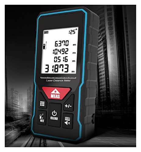 Landvermessungsmesser, Laser-Entfernungsmesser X5 X6 Entfernungsmesser Finder Handmessung Genauer Winkel berechnen for den Bau(X6-rechargeable,80m) von RDVXI