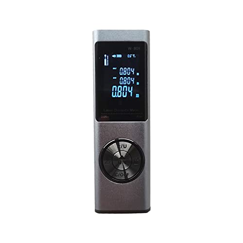 Landvermessungsmesser, Mini-Laser-Entfernungsmesser 40 m 60 m 80 m Wiederaufladbarer digitaler Entfernungsmesser Winkellängenmessgerät Entfernungsmesser(60M) von RDVXI