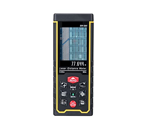 Landvermessungsmesser, S80 Digitale Laser-Entfernungsmesser-Kamera USB-Aufladung Tragbarer bunter Bildschirm-Entfernungsmesser-Entfernungsmesser von RDVXI