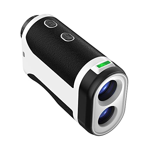 Landvermessungsmesser, USB-Aufladung Wiederaufladbarer 1000M 1200m Golf-Laser-Entfernungsmesser mit Slope NO/OFF-Entfernungsmesser(TOP Black,800m) von RDVXI