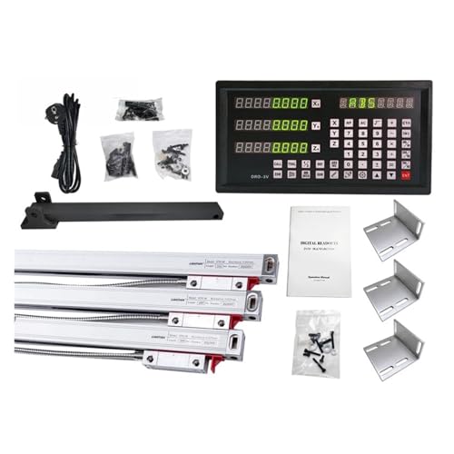 Linearer Skalengeber, DRO-3V Digitalanzeige und 3 Stück 0-1000 mm lineare Skalen Encoder for Fräsmaschine EDM Bohrmaschine Gitterlineal Linearer Skalengeber, DRO-3V Digitalanzeige und 3 Stück 0-1000 mm lineare Skalen Encoder for Fräsmaschine EDM Bohrmaschine Gitterlineal von RDVXI