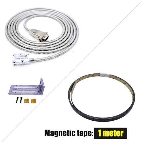Linearer Skalengeber, Hochpräziser Fräs-/Drehmaschinen-Schleifgerät DRO mit magnetischer Skala, 5 V, 0,005 mm, magnetischer Linear-Encoder(MSR5000-1000mm) von RDVXI