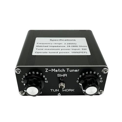 Manuelle Z-Match-Antenne, 5-W-Tuner, 3–28 MHz,Einfache Bedienung Manuelle Z-Match-Antenne, 5-W-Tuner, 3–28 MHz,Einfache Bedienung von RDVXI